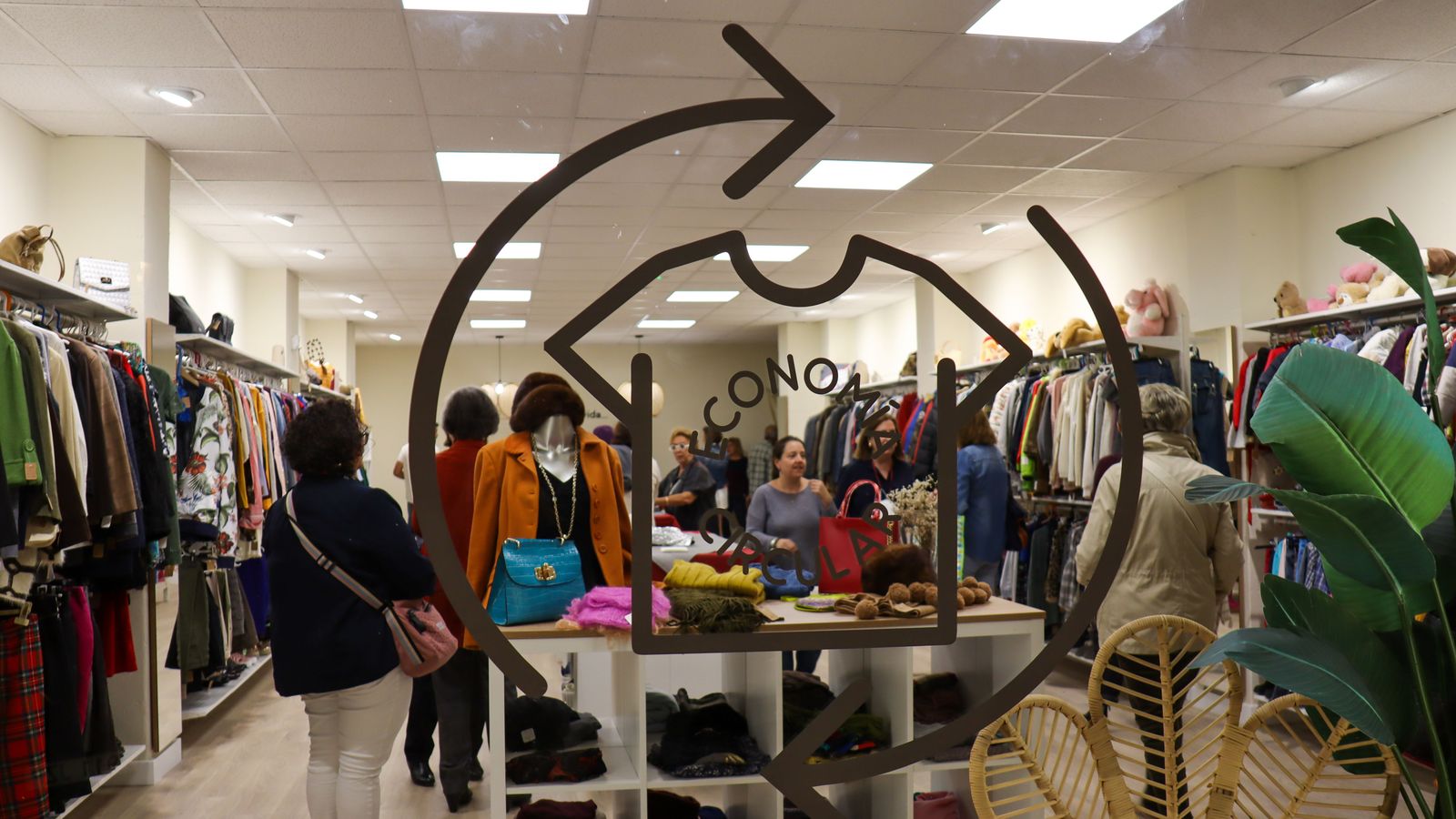 La botiga solidària de la fundació Proyecto Vivir