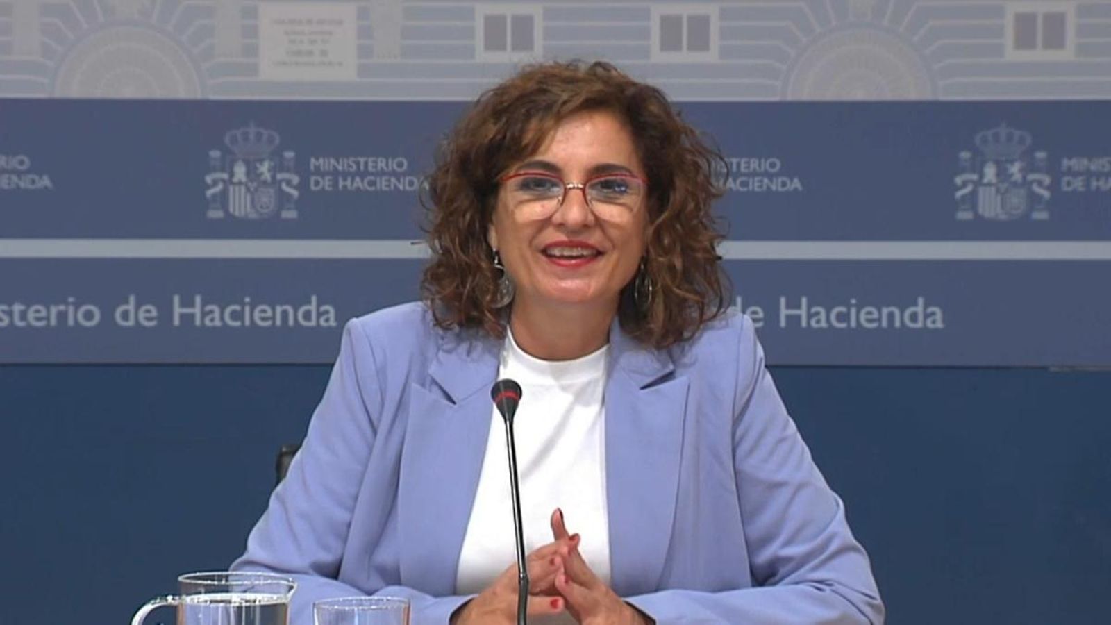 Montero, aquest dilluns, durant la roda de premsa