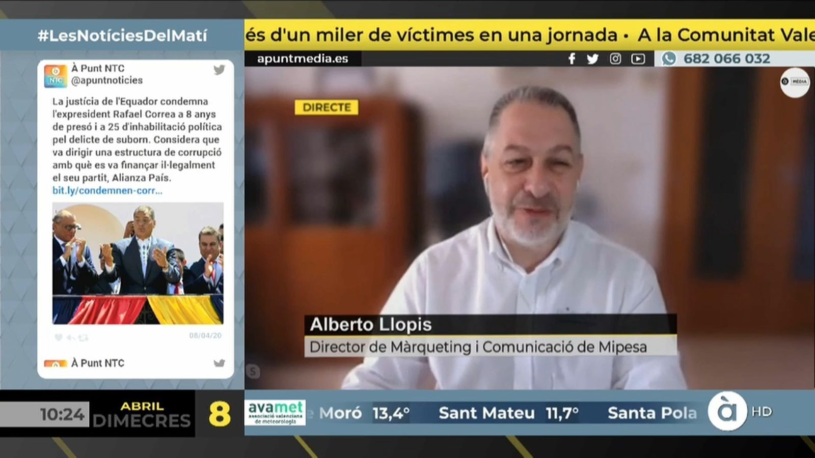 08.04.2020 | NM Entrevista a Alberto LLopis