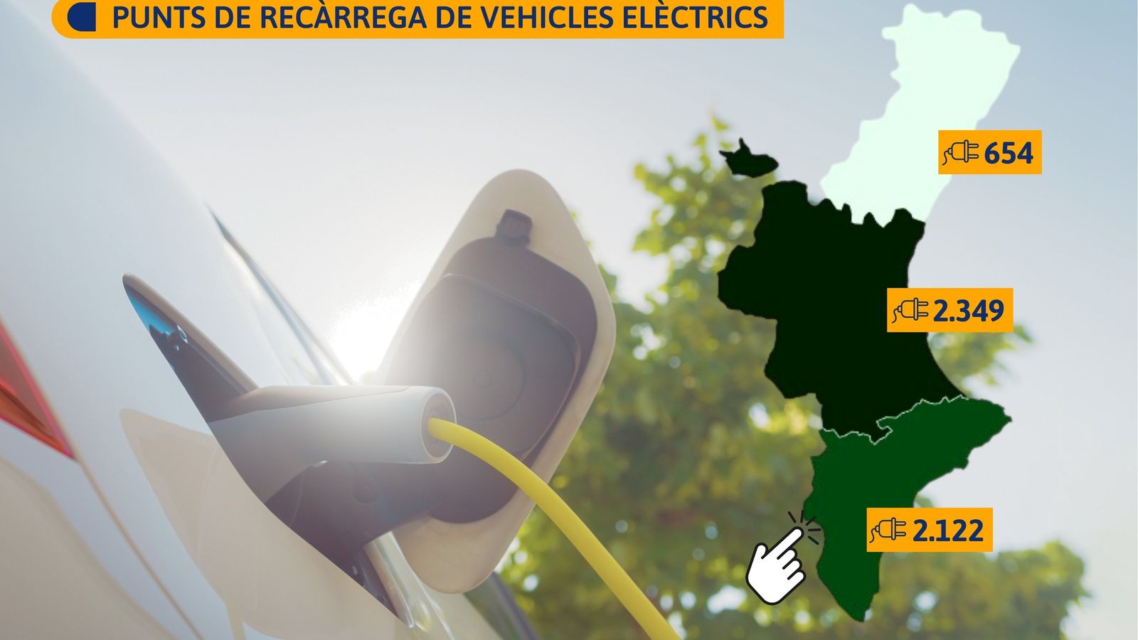 Punts de recàrrega de vehicles elèctrics a la Comunitat Valenciana