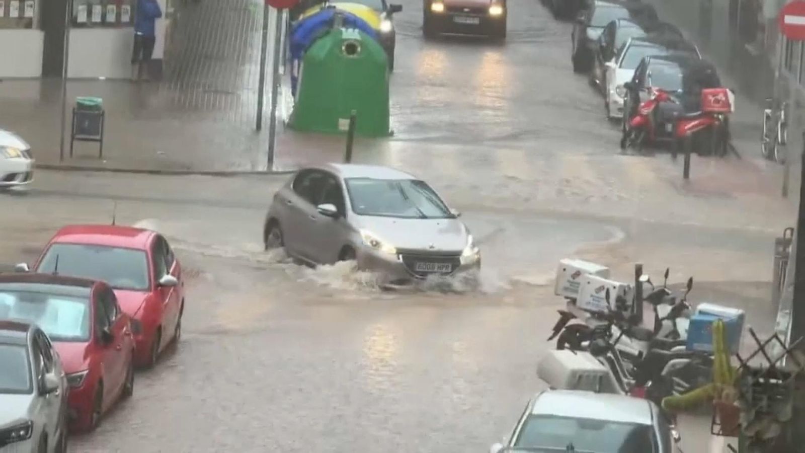 Així ha plogut este dijous de vesprada