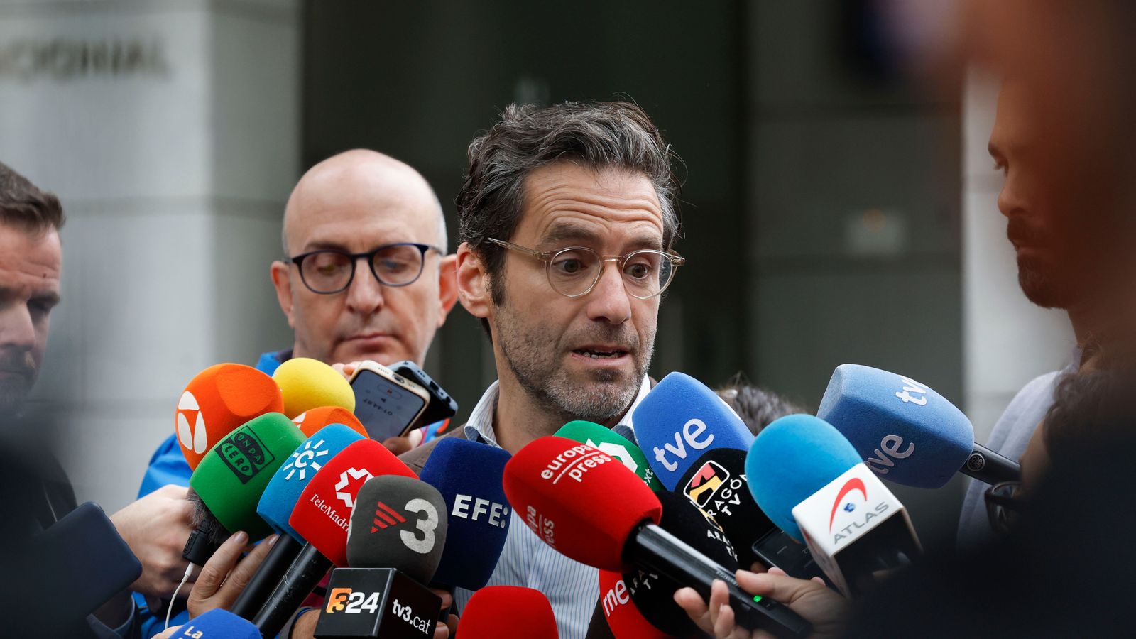 El portaveu del PP, Borja Sémper, a les portes de l'Audiència Nacional