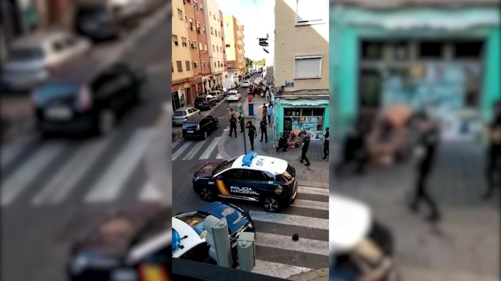 Baralla al barri dels Orriols de València