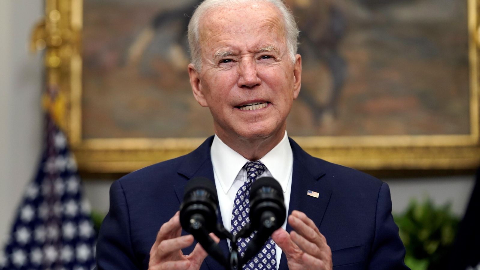 El president dels EUA, Joe Biden en la Casa Blanca a Washington DC