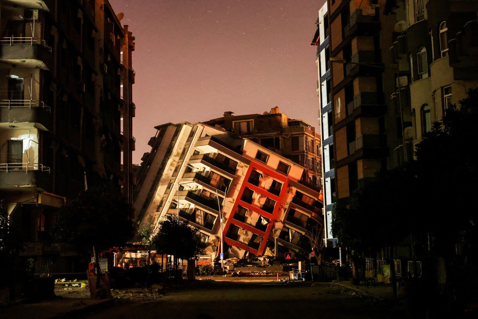 Vista general dels edificis destruïts després del mortal terratrémol a Antioquia, Turquia, 19 de febrer del 2023