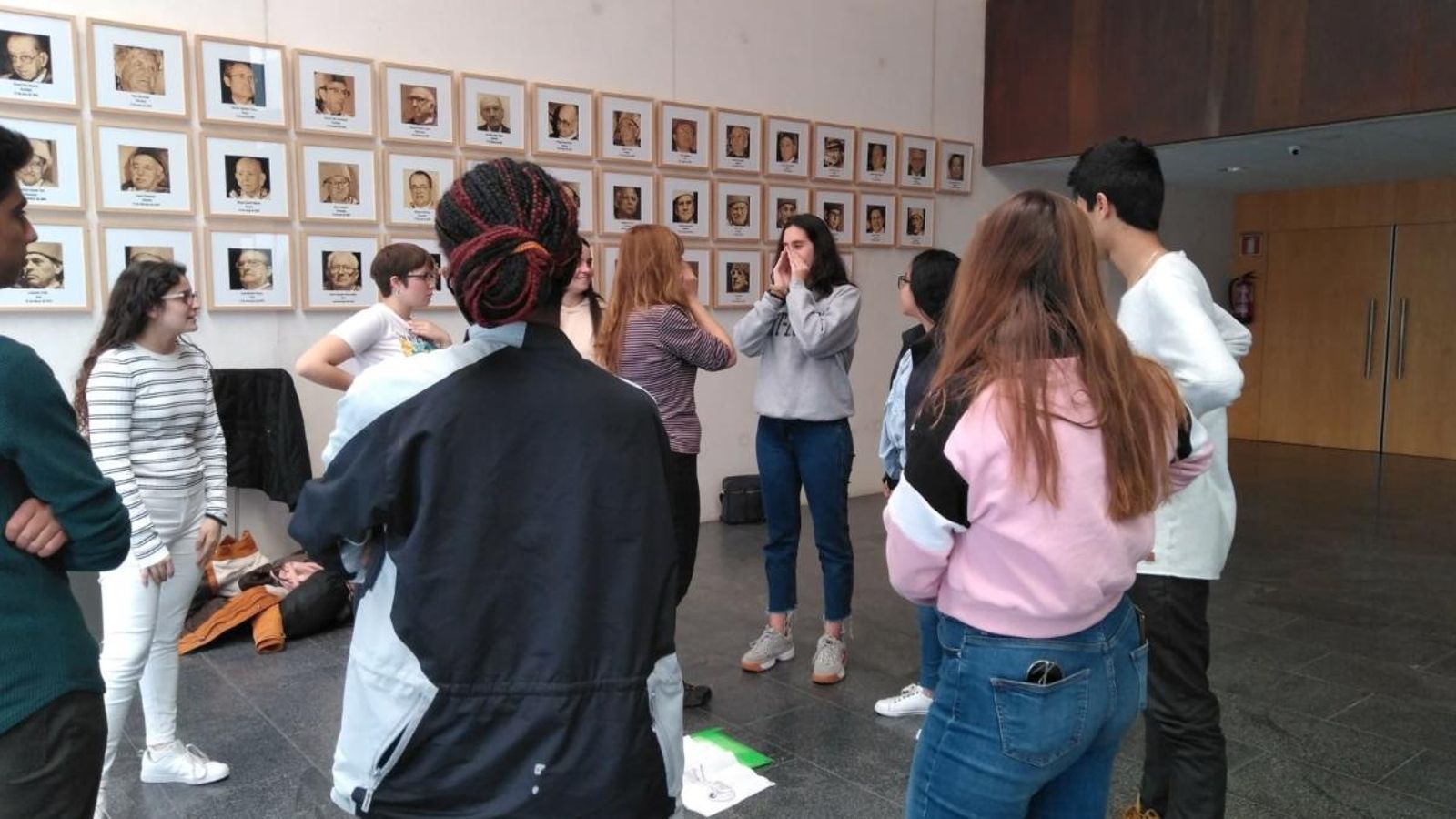 Participants de la Trobada Teatre Jove a Castelló