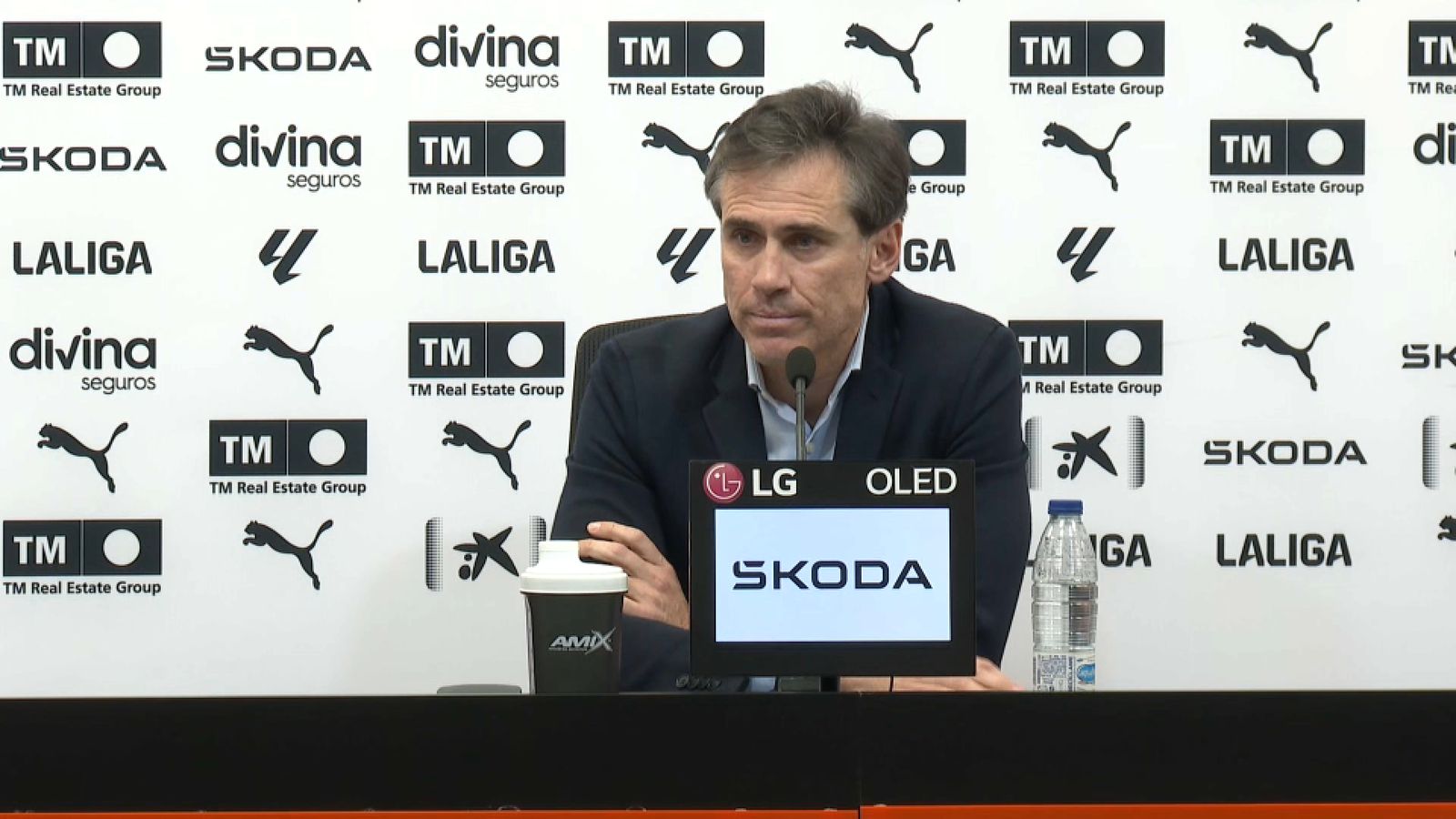 El director esportiu del València, Miguel Ángel Corona