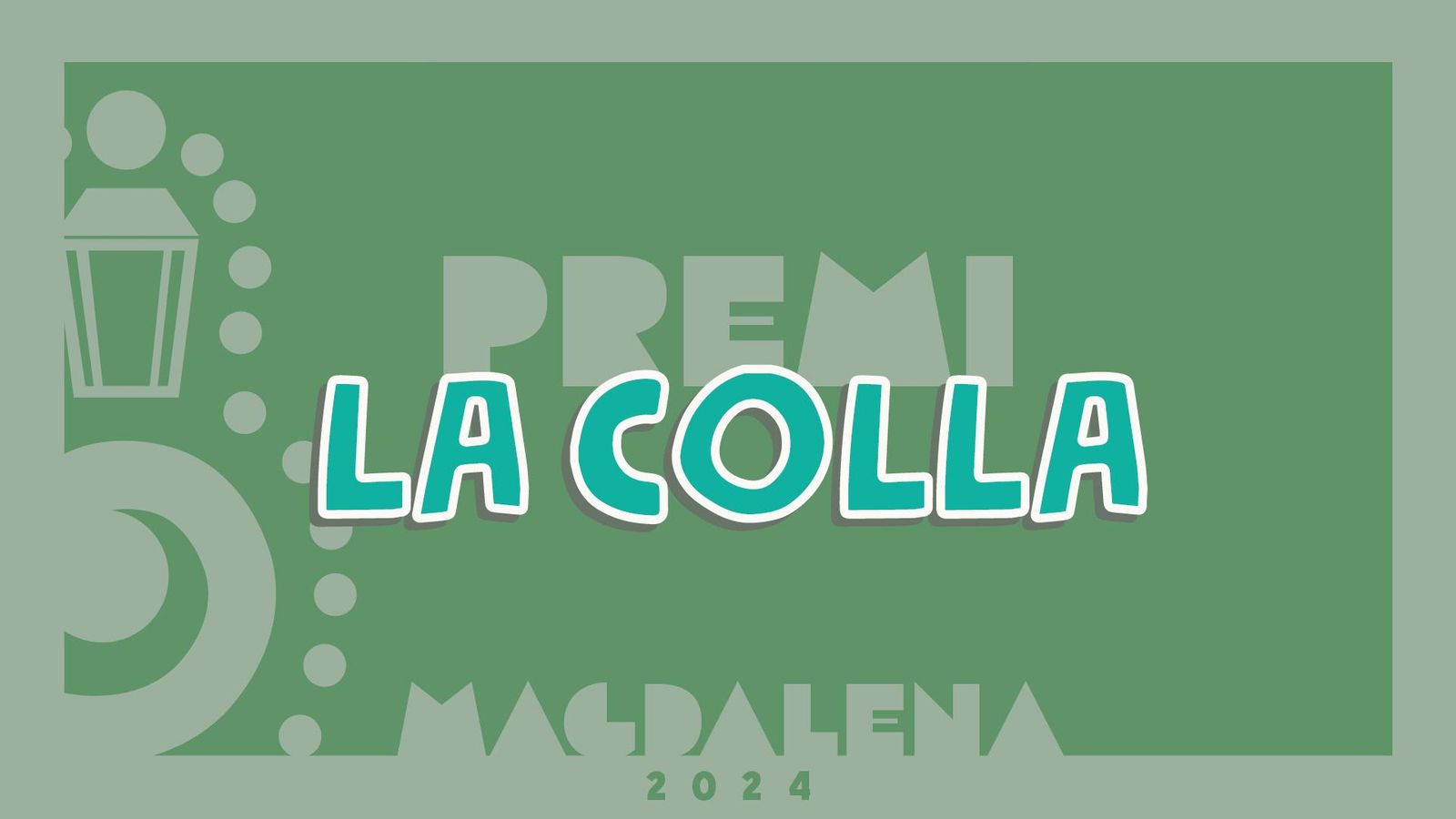 Premis La Colla d'À Punt de la Magdalena 2024