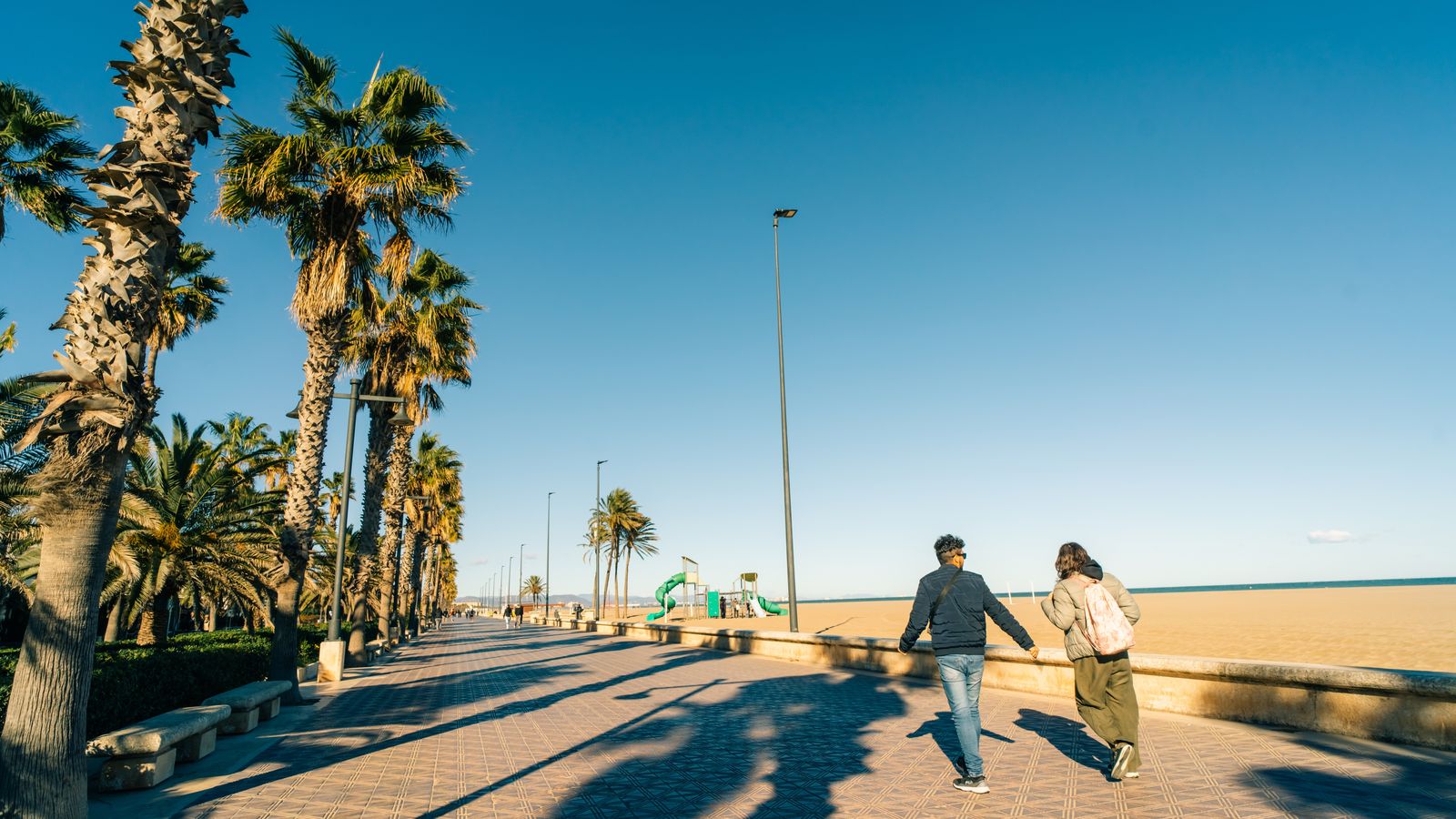 Imatge d'arxiu de la platja de València