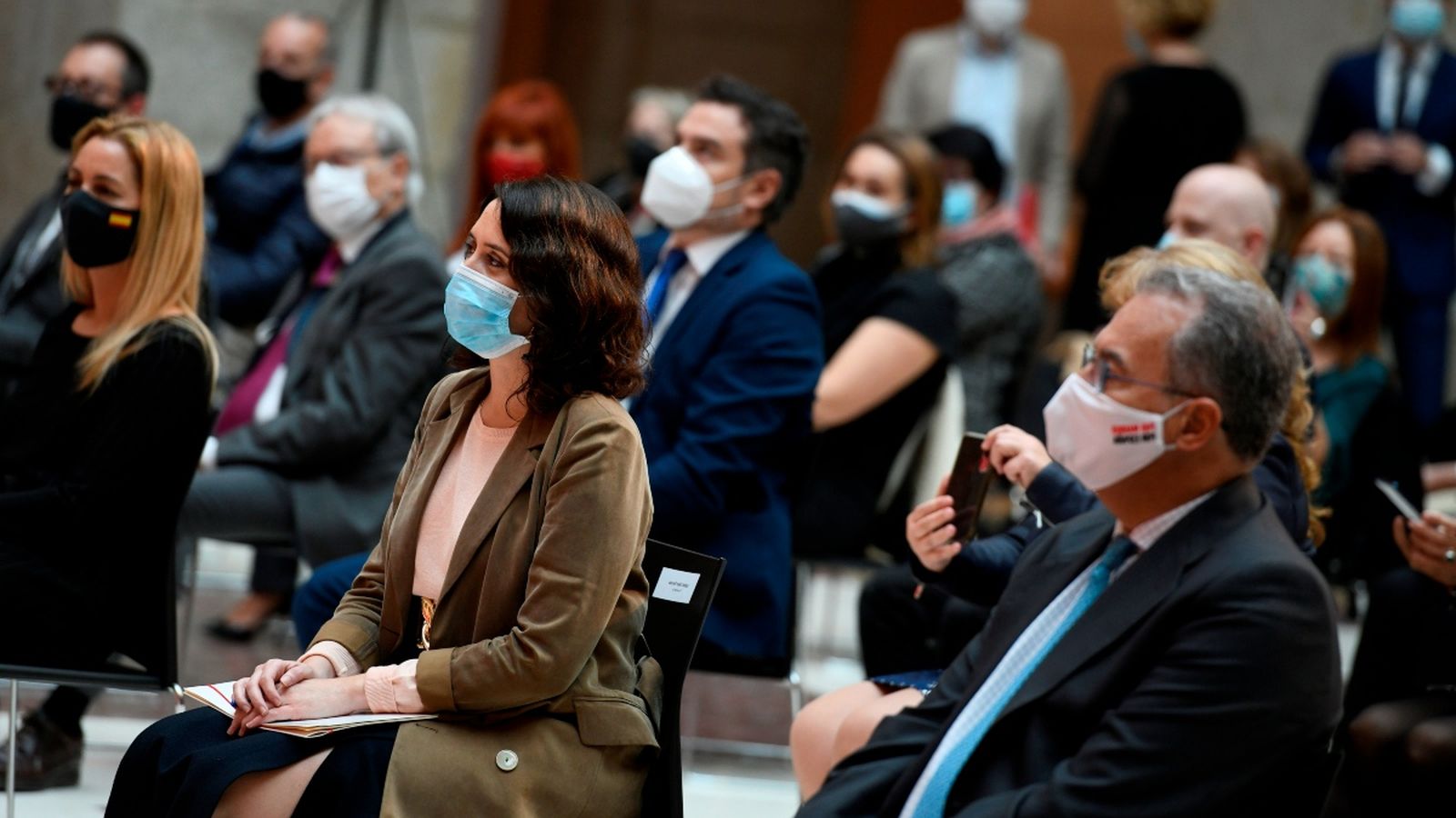 La presidenta de la Comunitat de Madrid, Isabel Díaz Ayuso. (Efe)