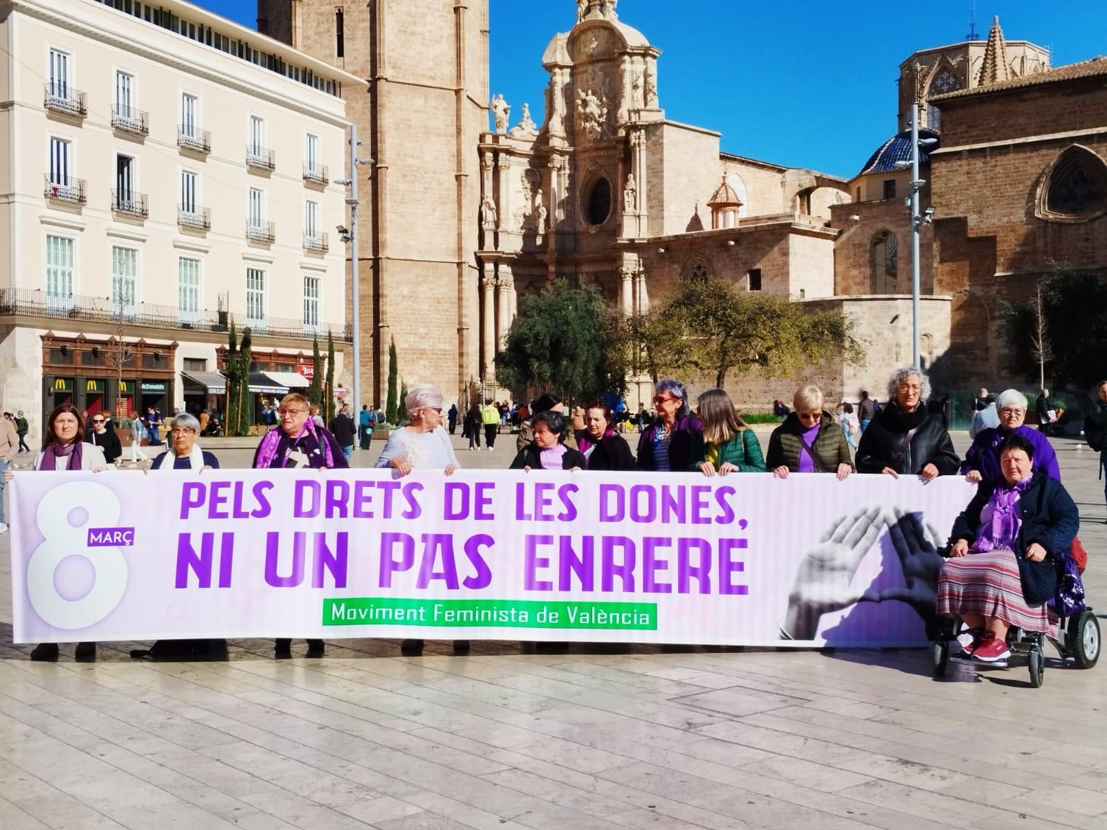 El Moviment Feminista de València presenta la manifestació del 8M El Moviment Feminista de València presenta la manifestació del 8M