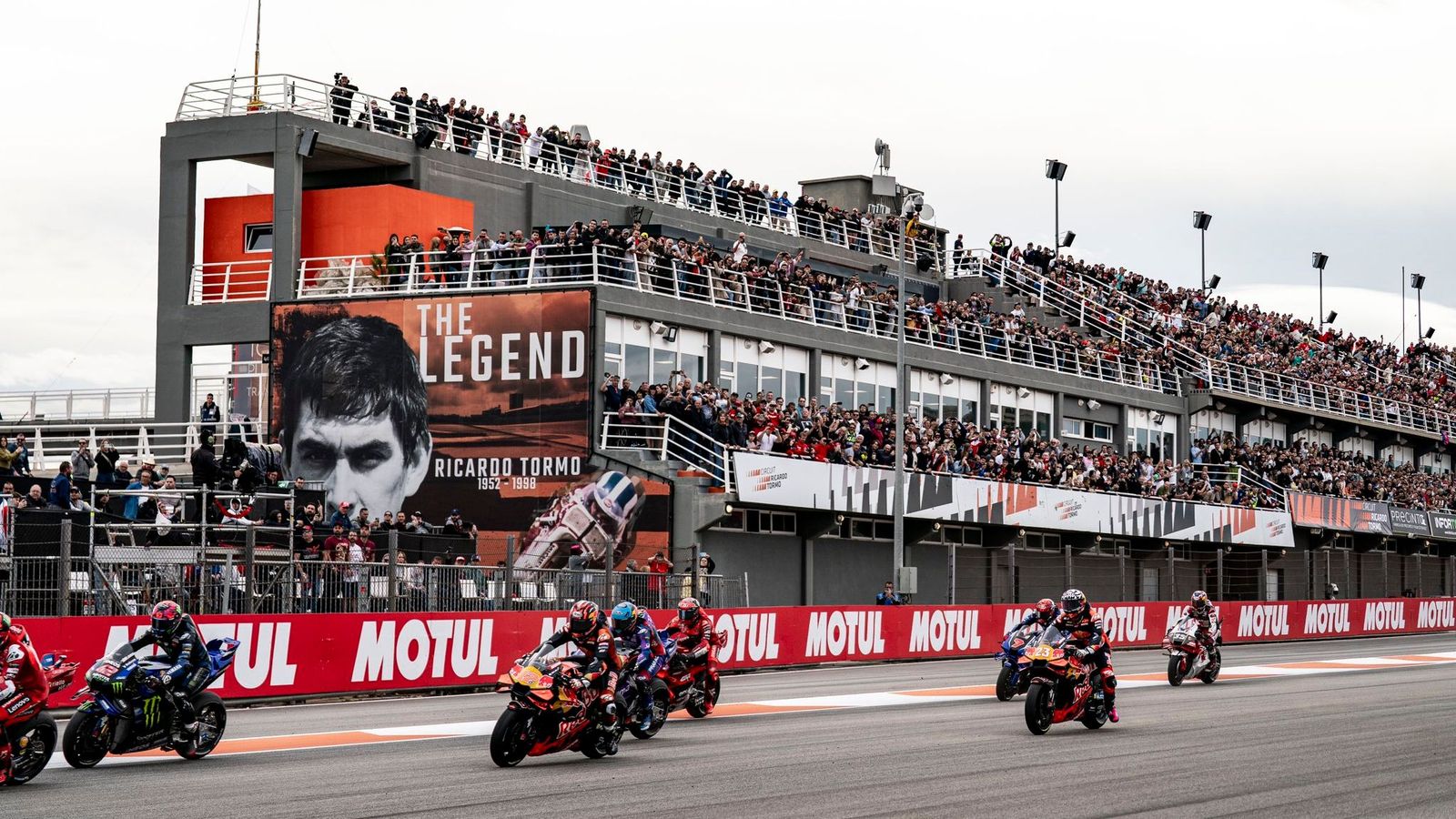 Imatge del Circuit Ricardo Tormo de Xest durant l'últim Gran Premi celebrat al novembre