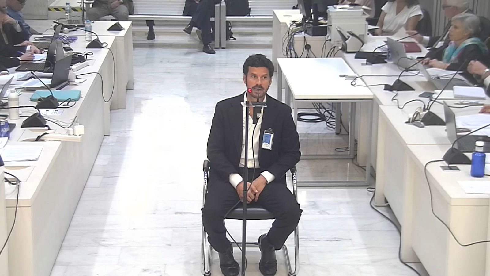 El fill de l'extresorer del PP, Guillermo Bárcenas, testifica en la causa sobre la Kitchen