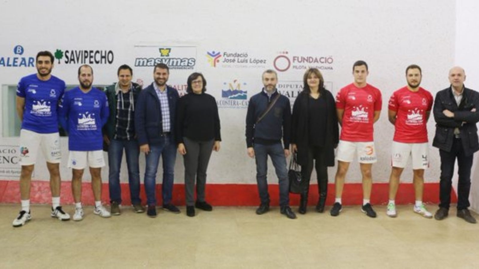 Imatge dels protagonistes de la partida