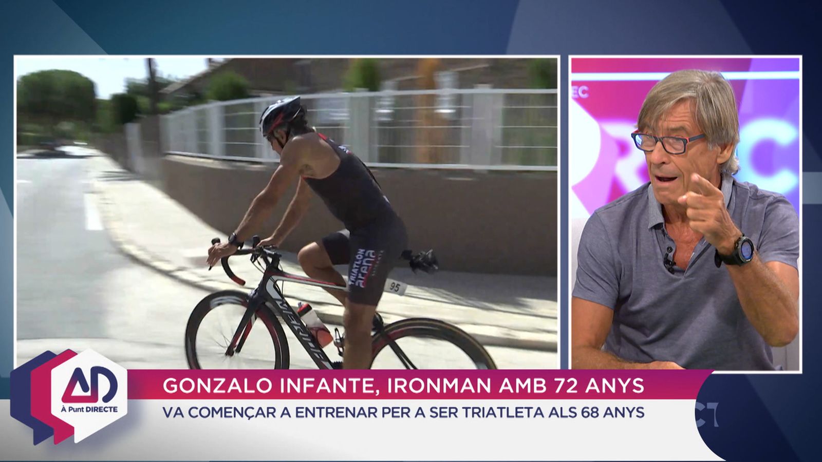Un Ironman de 72 anys