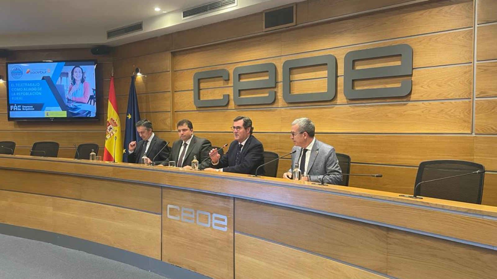 El president de la CEOE en un acte recent