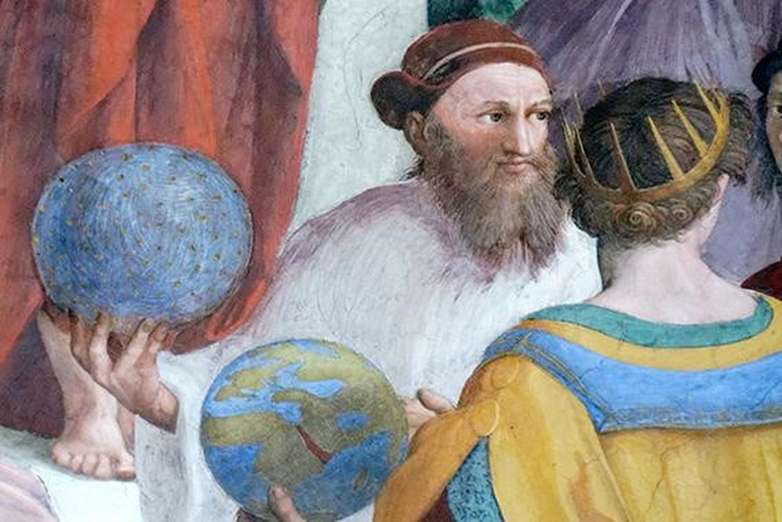 Hiparc de Nicea, en la pintura Escola d’Atenes, de Rafael