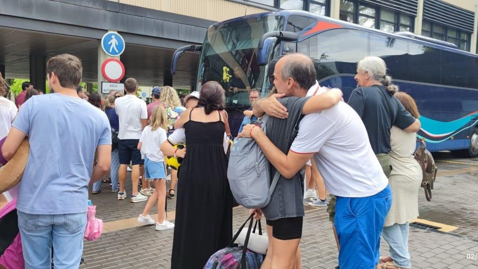 Imatge d'arxiu del retorn a Ucraïna dels menors que van passar un ‘Estiu en pau’ amb les seues famílies d'acolliment en la Comunitat en 2023