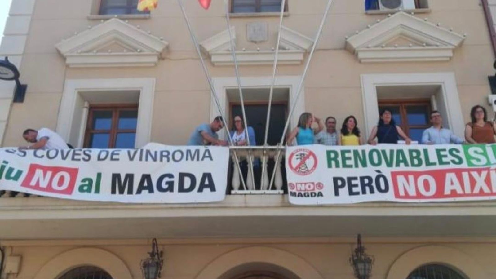L'Ajuntament de les Coves de Vinromà, en una acció contra la Magda