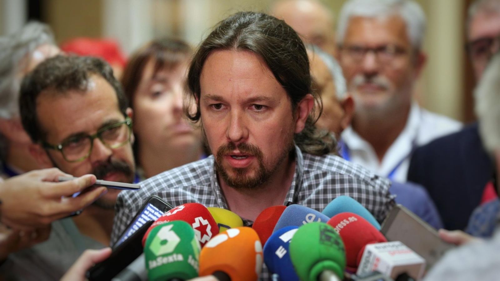 El líder d’Unides Podem, Pablo Iglesias