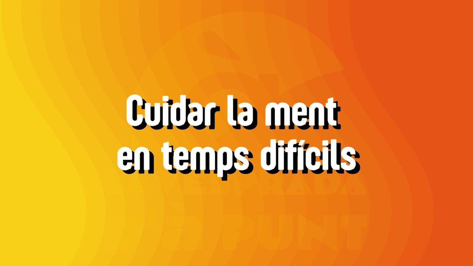 09.10.2025 | "Salut", amb Sonia López Iglesias, psicopedagoga i especialista en salut emocional | Cuidar la ment en temps difícils