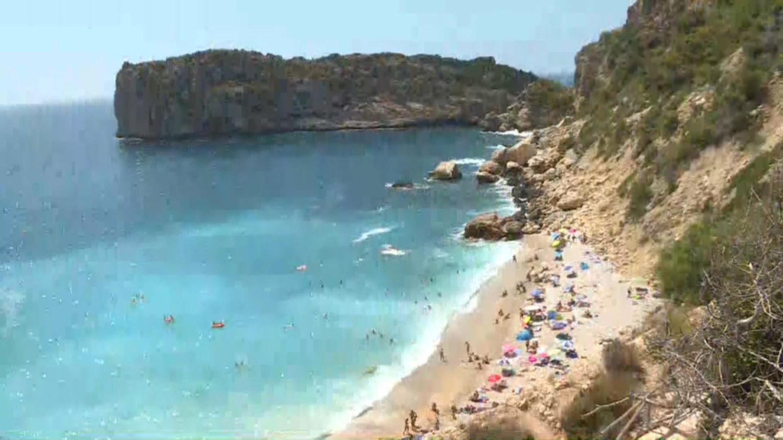 Imatge d'arxiu de la cala d'Ambolo de Xàbia.