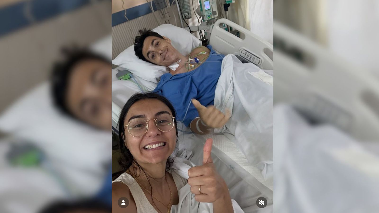 La foto que ha penjat el jove en el seu compte d'Instagram per a celebrar el mes de casats