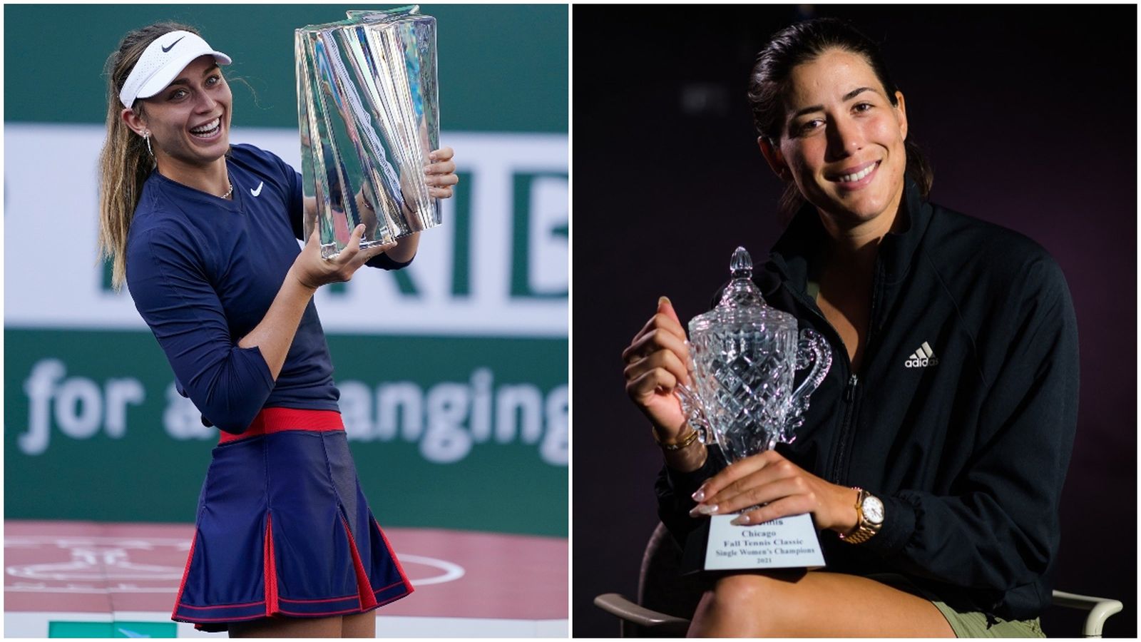 Les tenistes Paula Badosa i Garbiñe Muguruza
