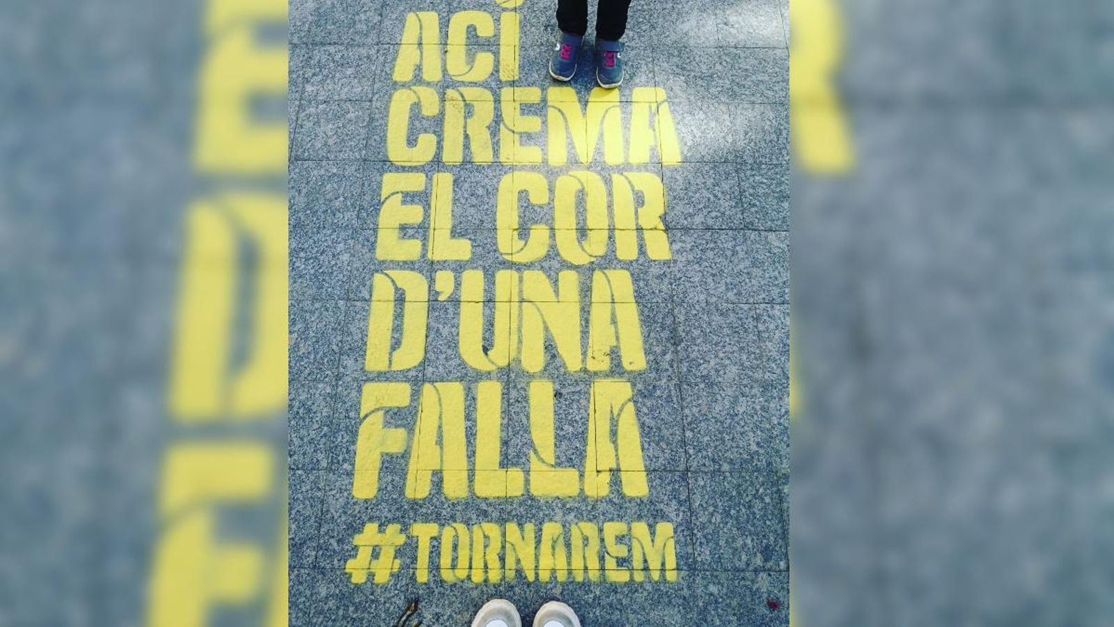 Ací crema el cor d'una falla