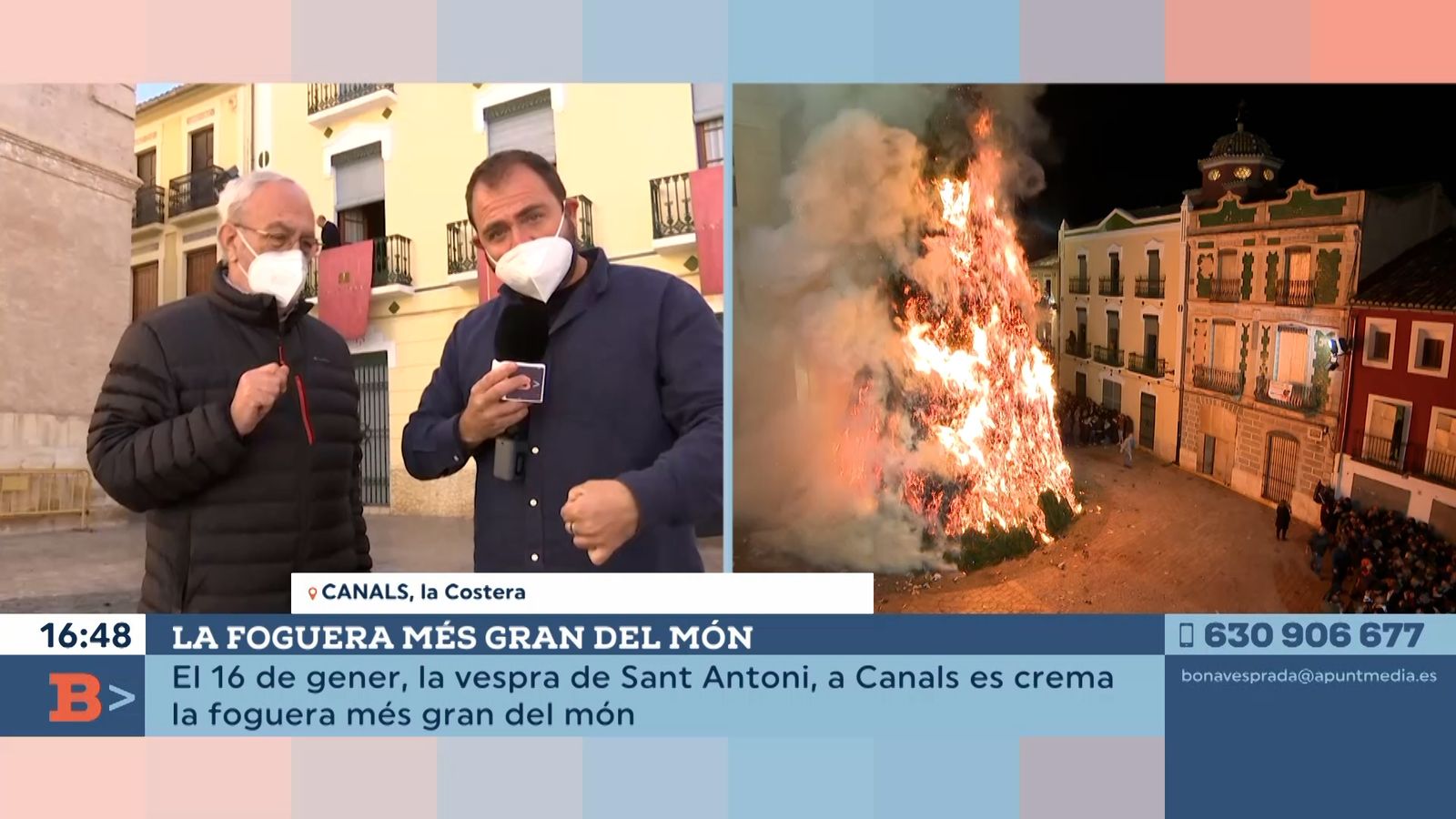 17.01.2022 | La foguera més gran del món està a Canals
