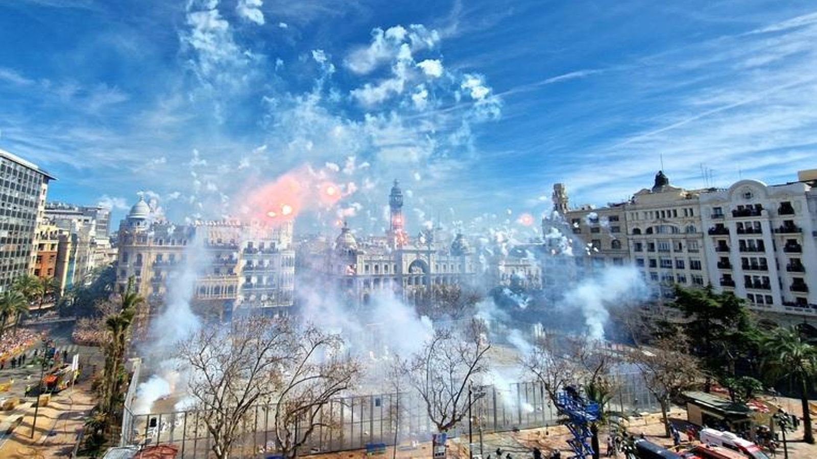 Imatge d'arxiu d'una mascletà