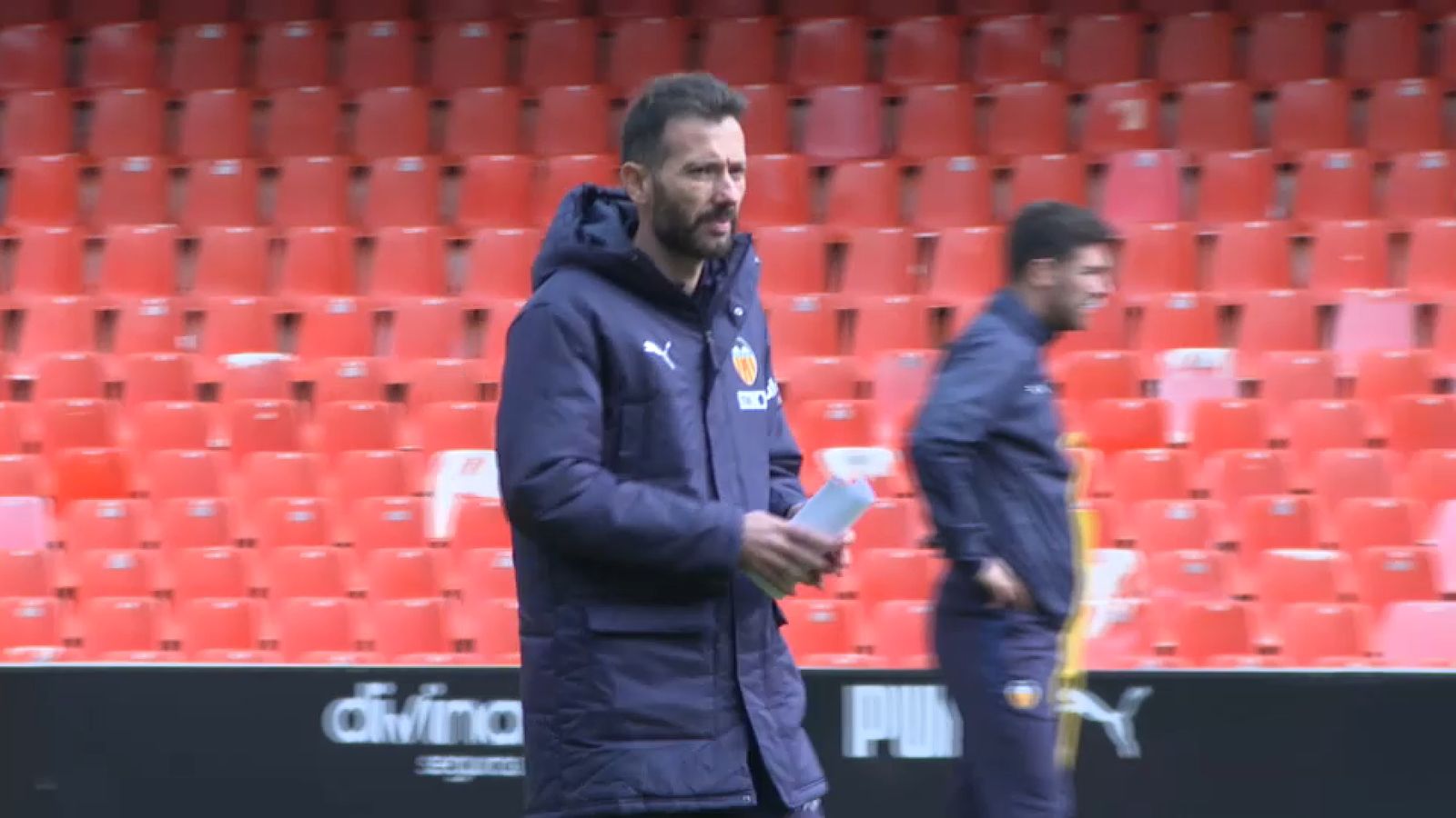 El tècnic del València, Carlos Corberán