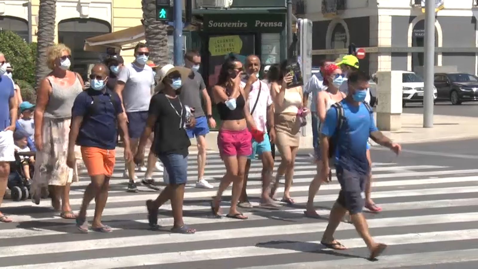 Pas de vianants a Alacant