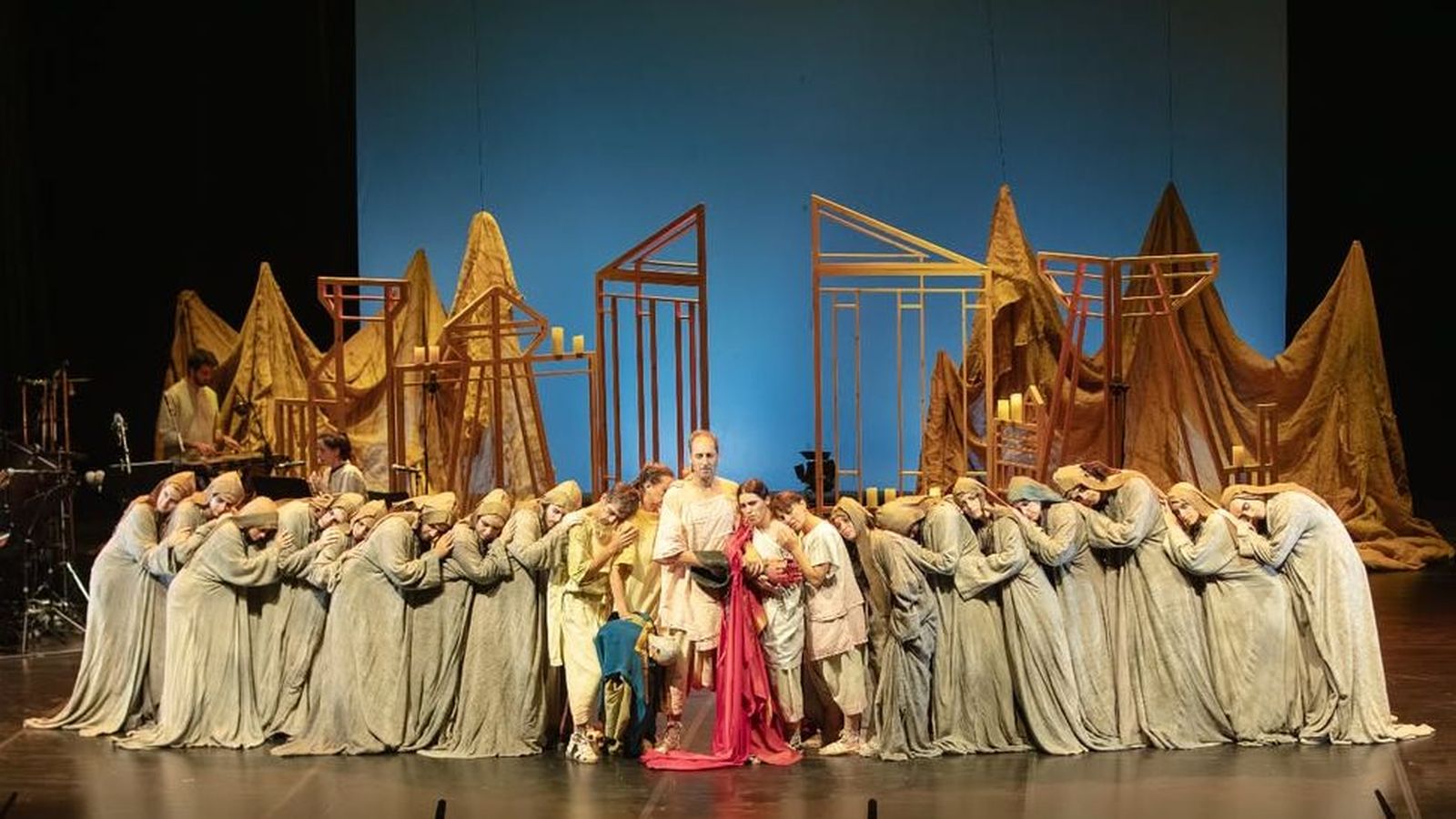 Representació d'"Edipo Rey", de Bambalina Teatre, en l'edició de 2025 del festival FRESCA!