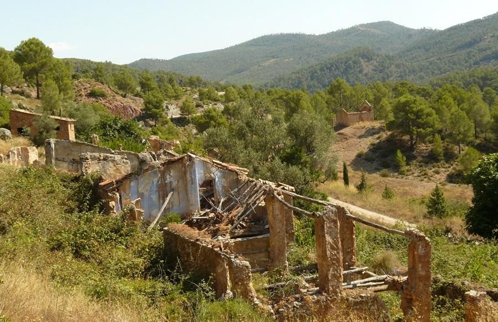 Las Olmedillas, als Serrans, on va tindre lloc l'èxode rural