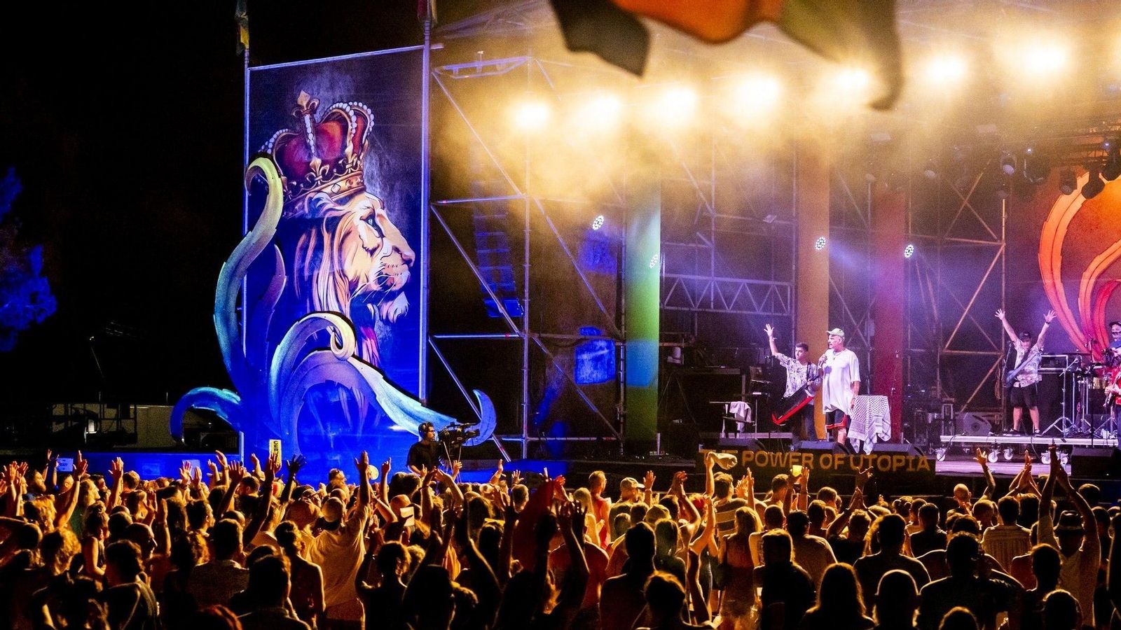 Imatge d'arxiu d'un concert de The Wailers Imatge d'arxiu d'u concert de The Wailers
