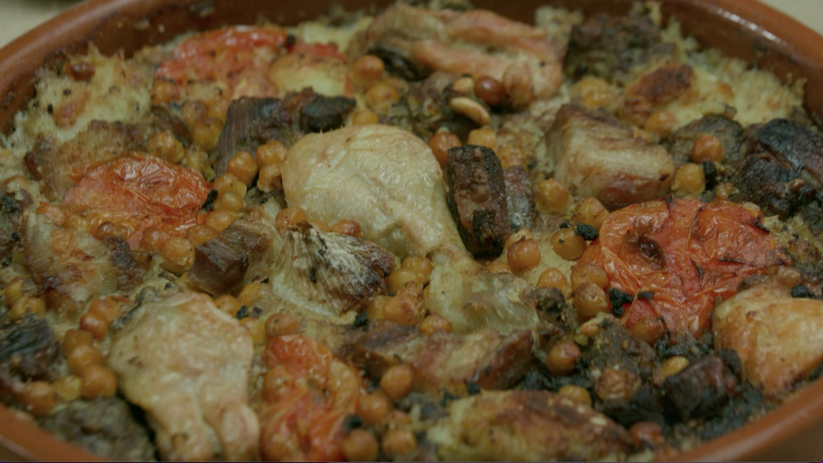 Arròs rossejat torrentí (cassola de Sant Blai)