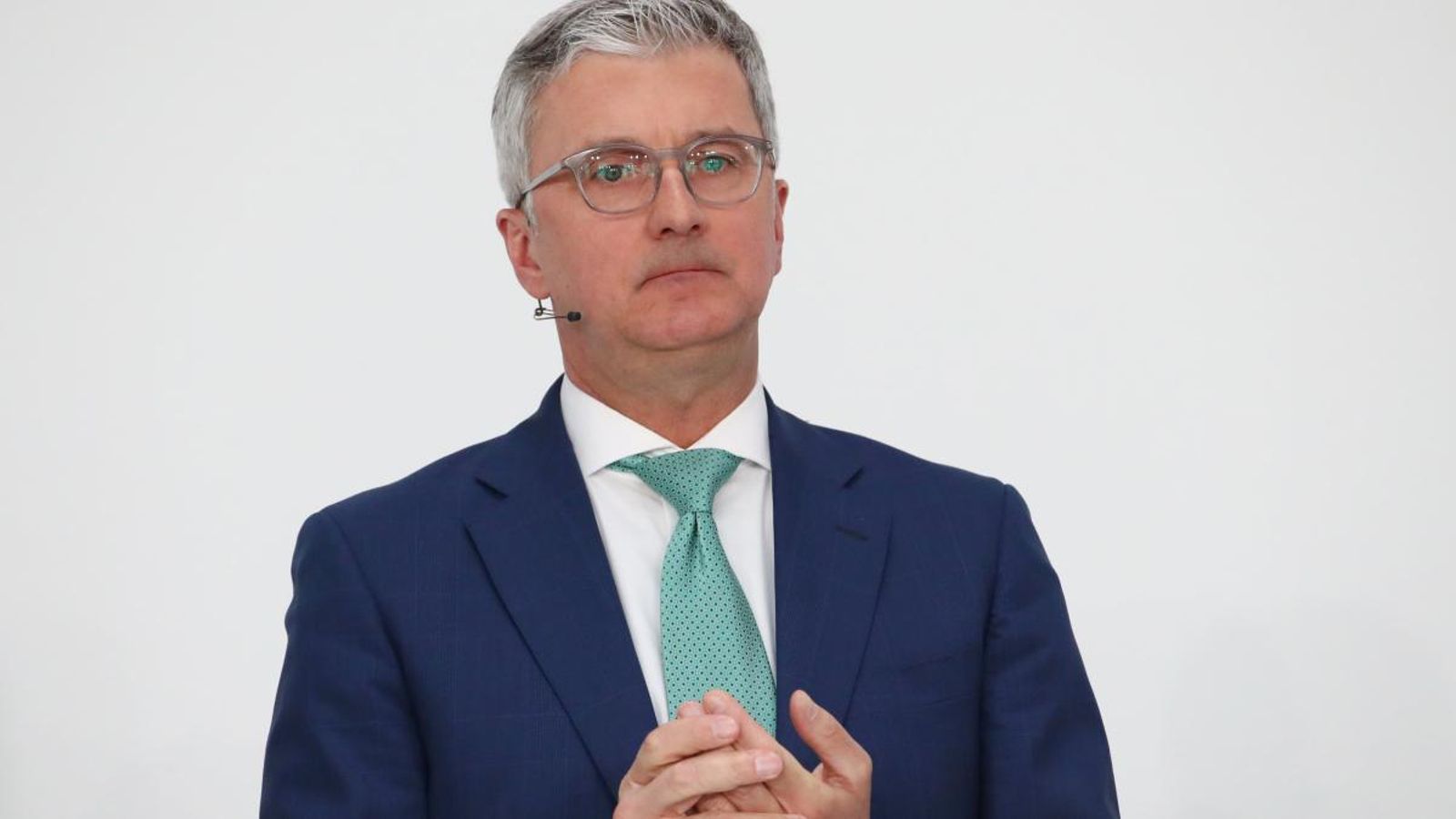 Ruper Stadler durant la junta general d'Audi al mes de març