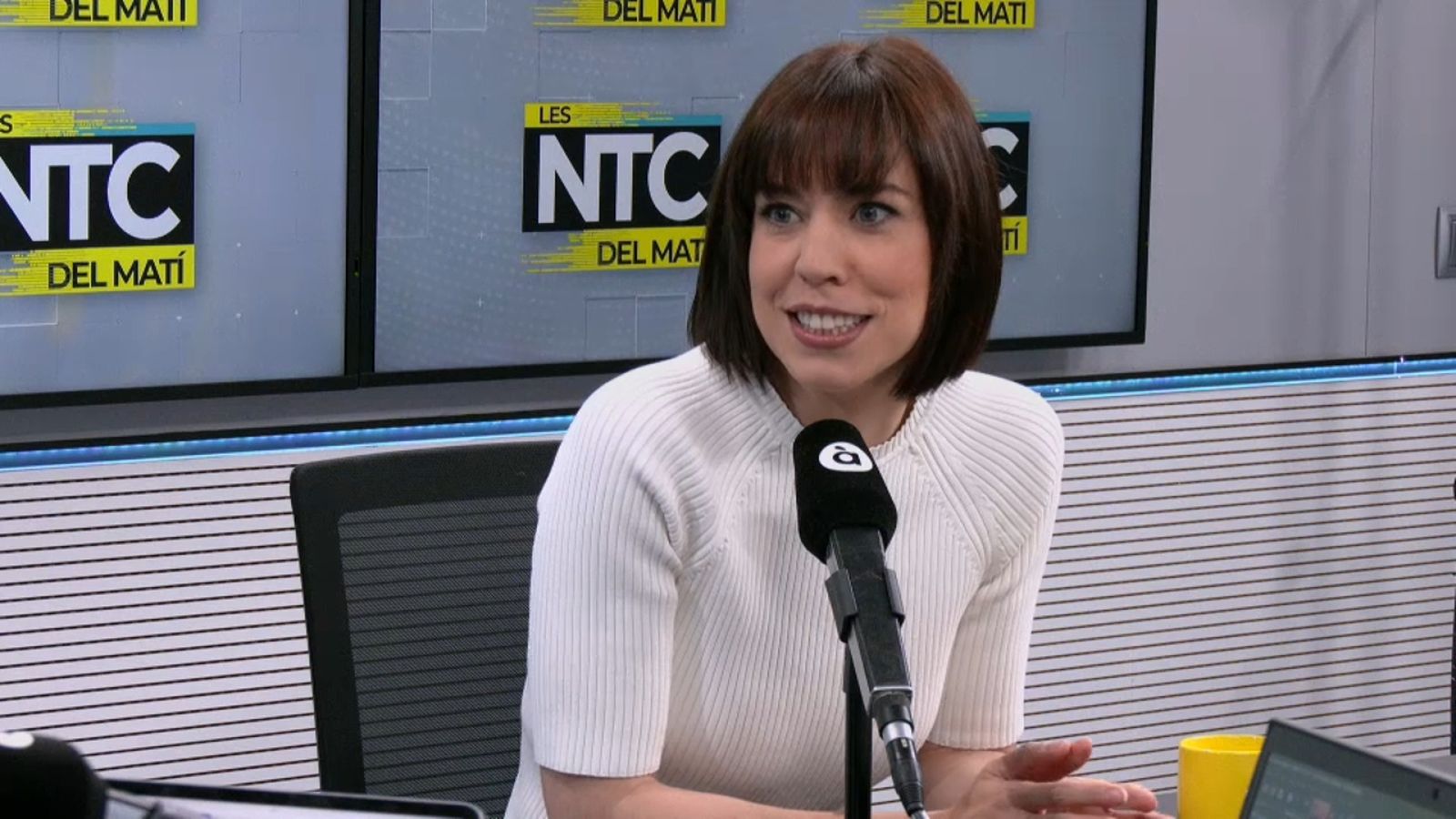 La ministra de Ciència, Diana Morant, aquest dijous en la ràdio d'À Punt