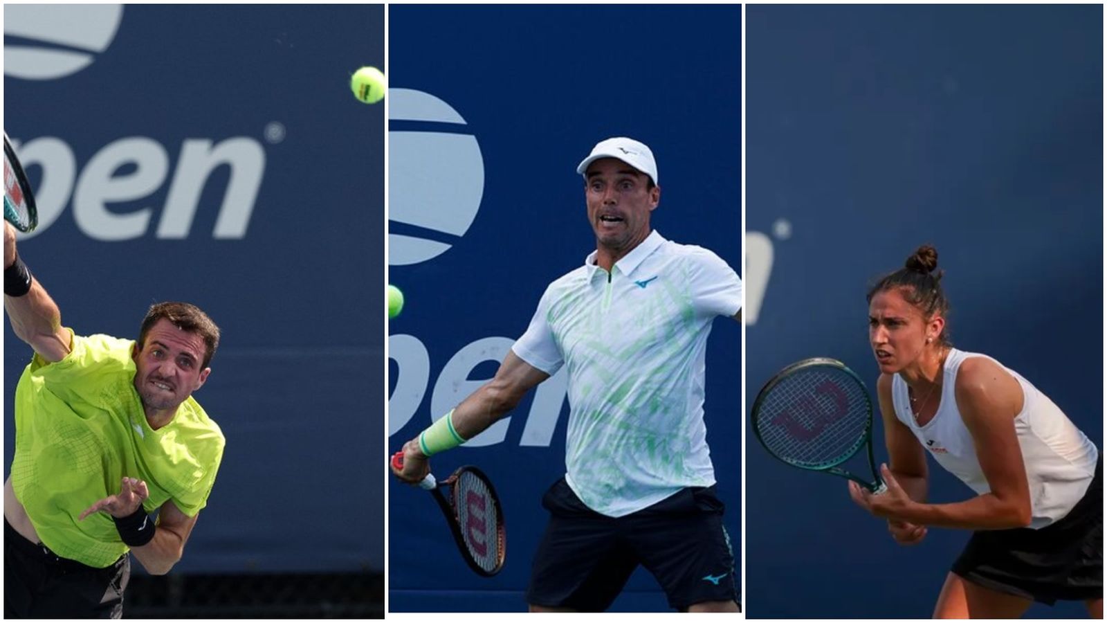 Pedro Martínez, Roberto Bautista i Sara Sorribes