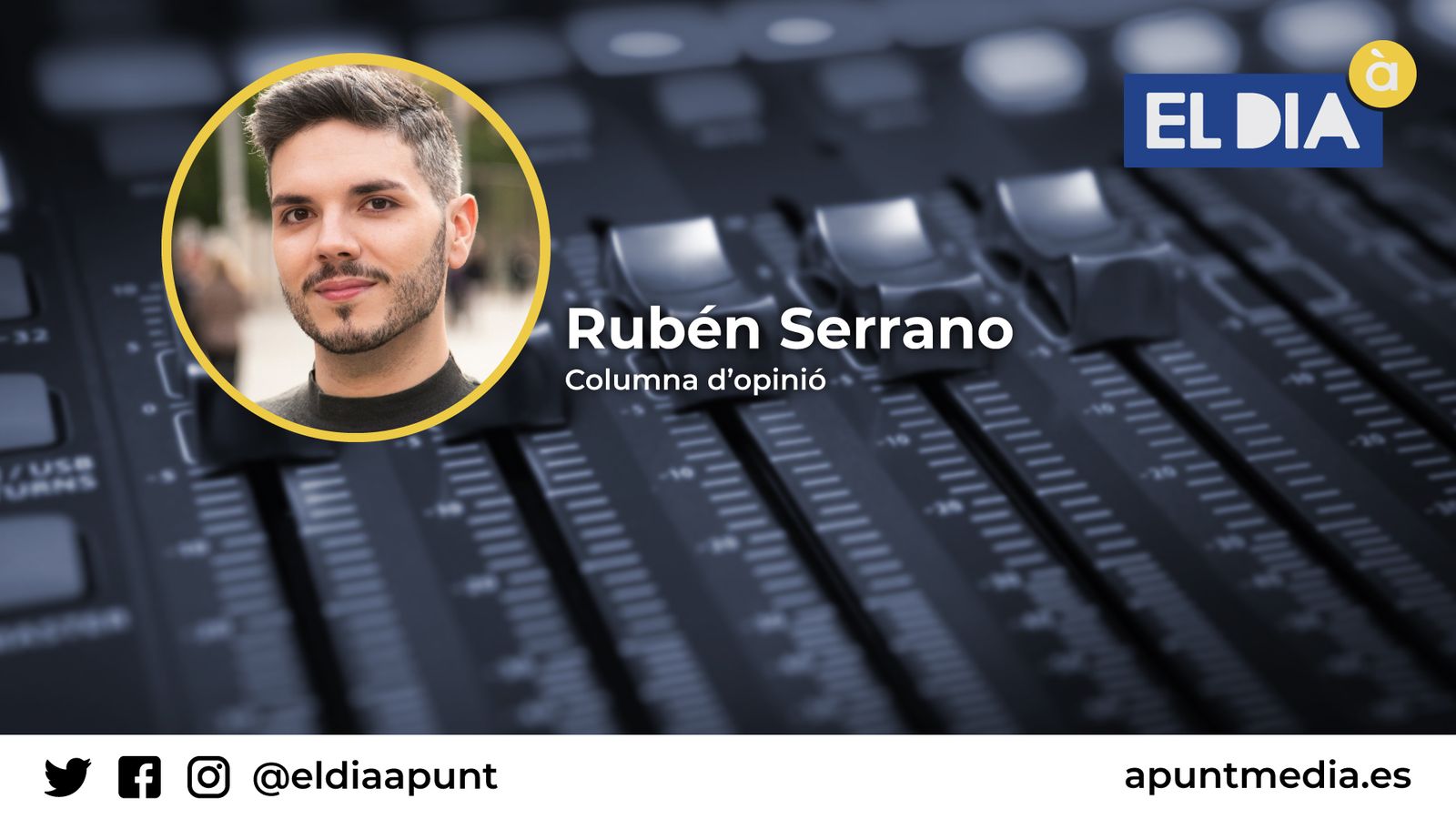 16.02.2021 | La columna de Rubén Serrano: "Qui salva ara a la cultura?"