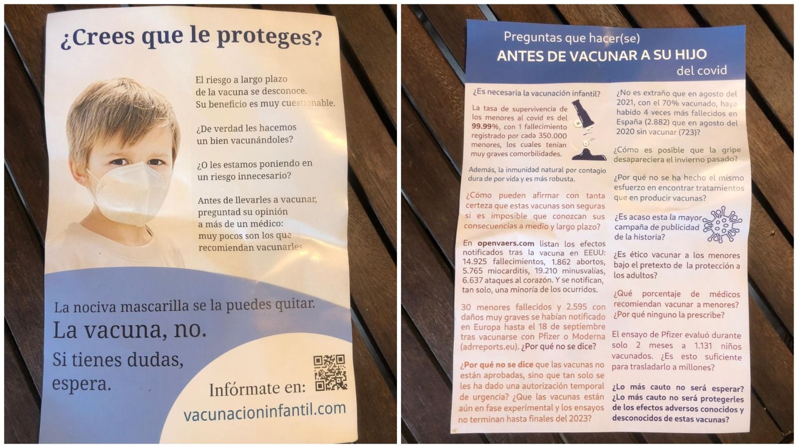 Les dos cares del fullet