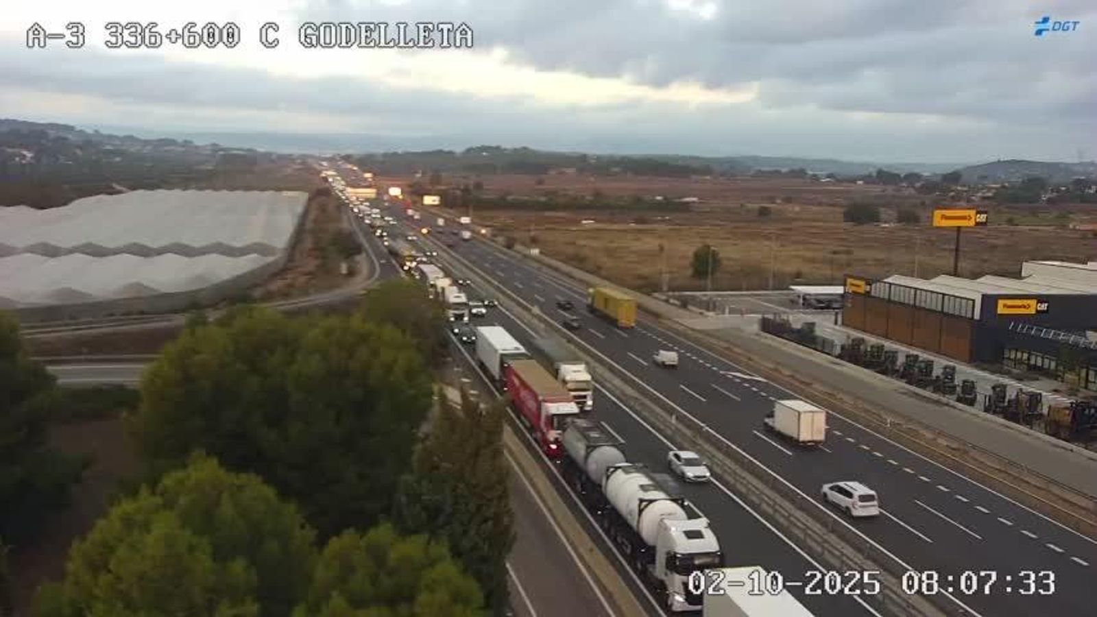 Cua de vehicles este dijous a l'A-3 per Godelleta