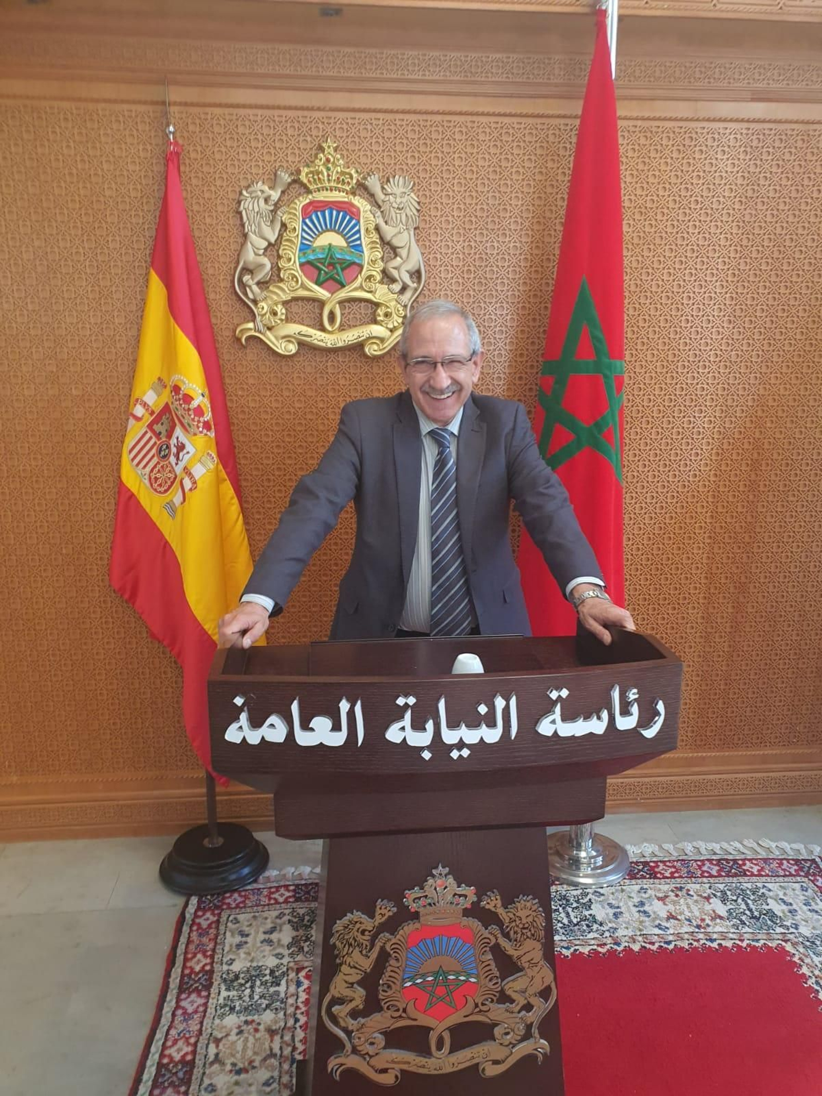 Antonio Vercher, durant un viatge oficial a Marroc el 2022