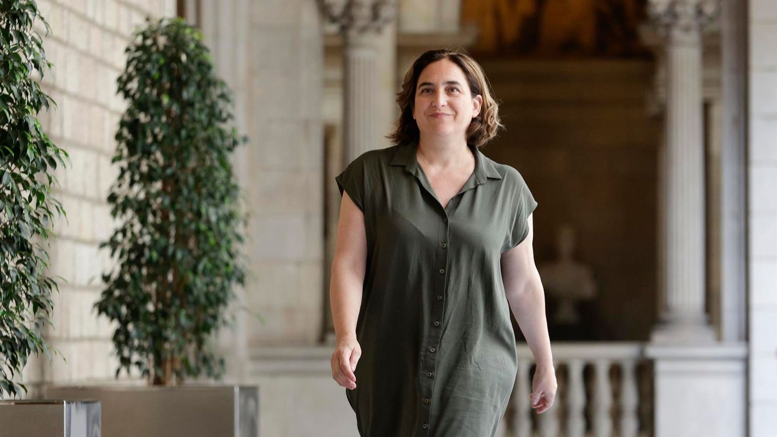 L'alcaldessa de Barcelona, Ada Colau, aquesta setmana a Barcelona