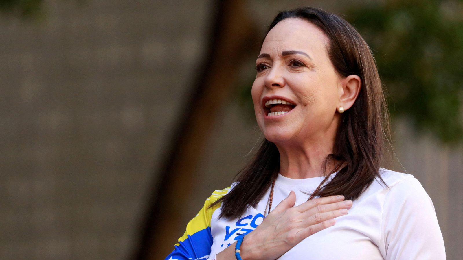 María Corina Machado, en una imatge d'arxiu María Corina Machado, en una imatge d'arxiu