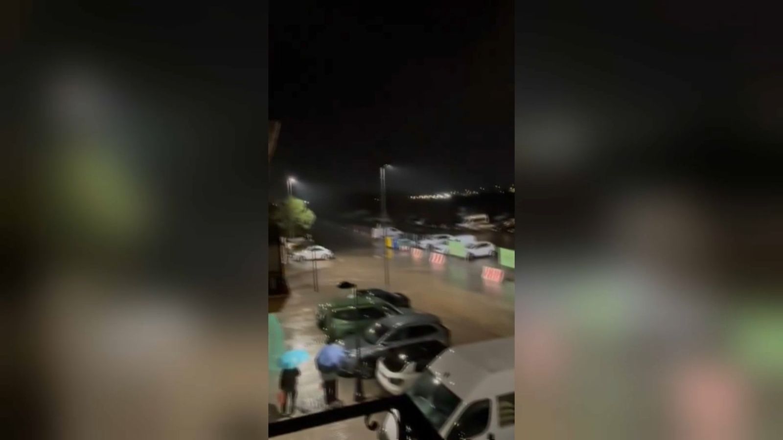 Imatges de la pluja caiguda la passada nit