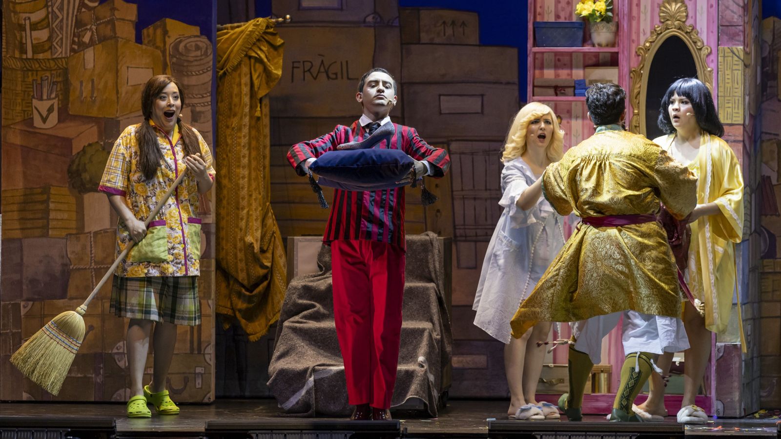 Una de les escenes de l'òpera La Ventafocs, que es representarà en un camió escenari en més d'una quinzena de pobles