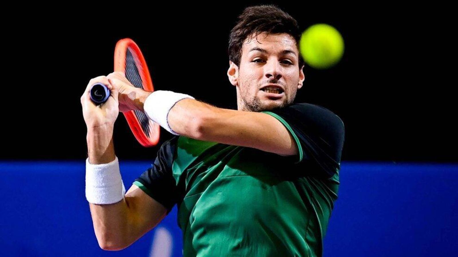 El tenista valencià Bernabé Zapata