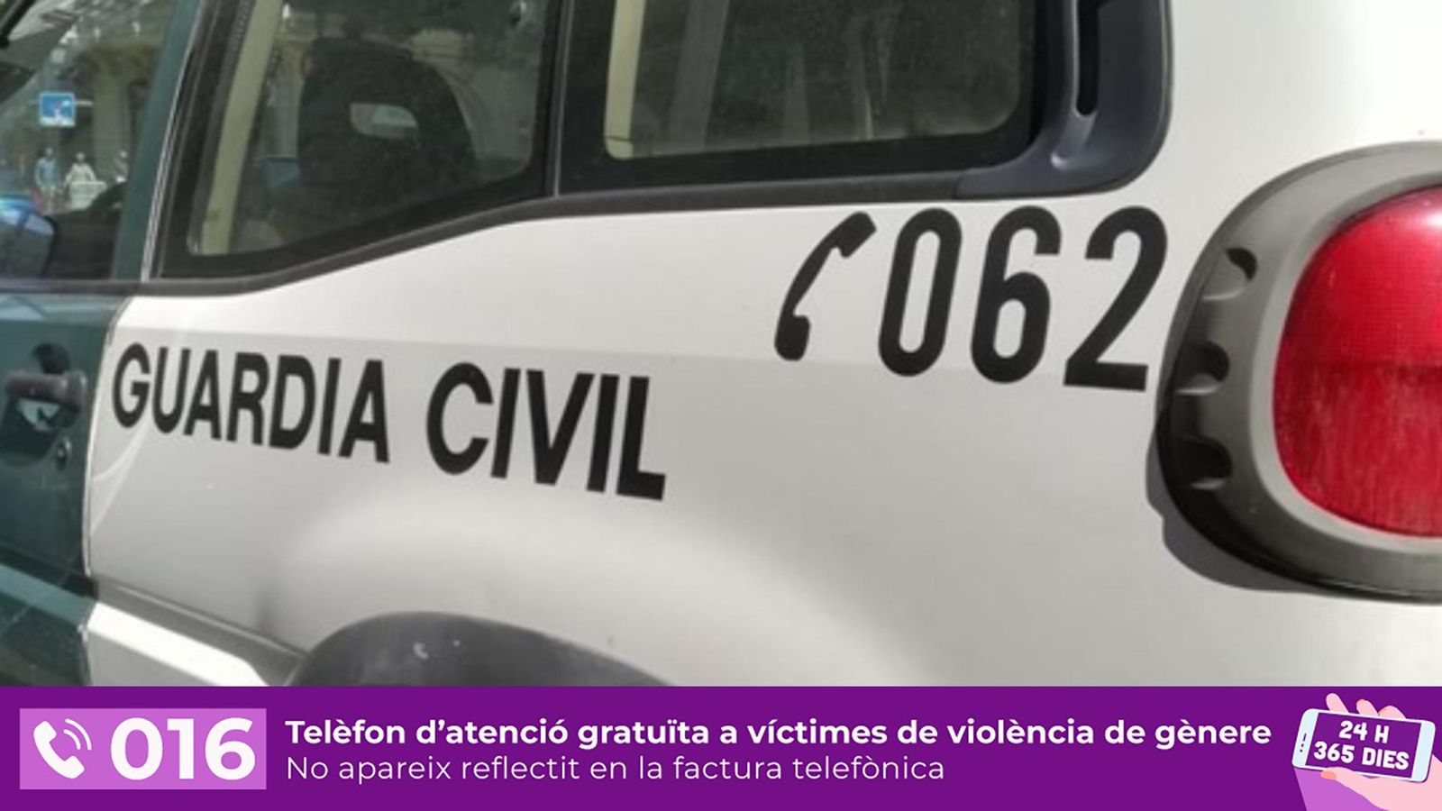 Imatge d'arxiu d'un vehicle de la Guàrdia Civil Imatge d'arxiu d'un vehicle de la Guàrdia Civil